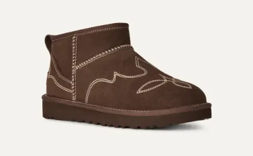 UGG Угги Western Classic Ultra Mini, темно-каштановый