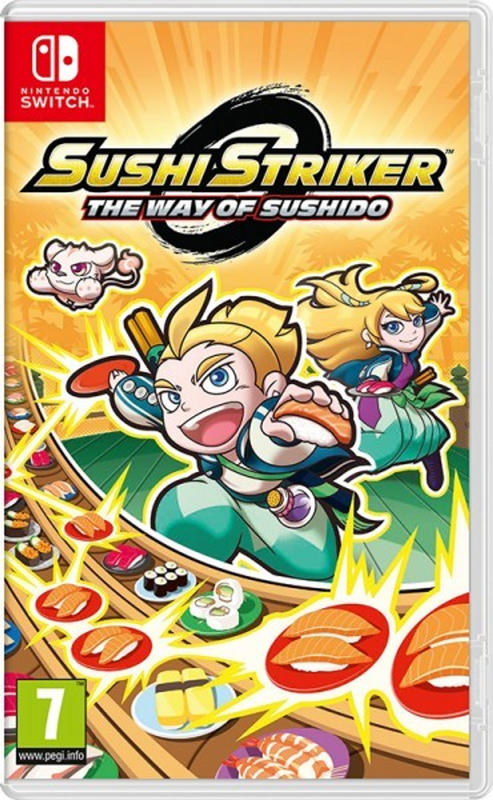 Sushi Striker: The Way of Sushido (картридж для Nintendo Switch, полностью на английском языке)