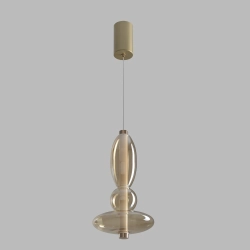 Светильник подвесной Crystal Lux QUASAR SP10W LED AMBER