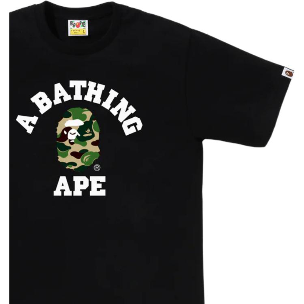 A Bathing Ape Bathing Ape Ss26 Футболка черный зеленый