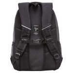 Рюкзак Grizzly, 32*45*23см, 2 отделения, 4 кармана, анатомическая спинка, черный-серый