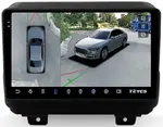 Магнитола для Jeep Wrangler 4 JL 2018+ - Teyes CC3-2K-360 на Android 10, Быстрая, 2K QLED, CarPlay, 4G SIM-слот, 4 камеры в комплекте