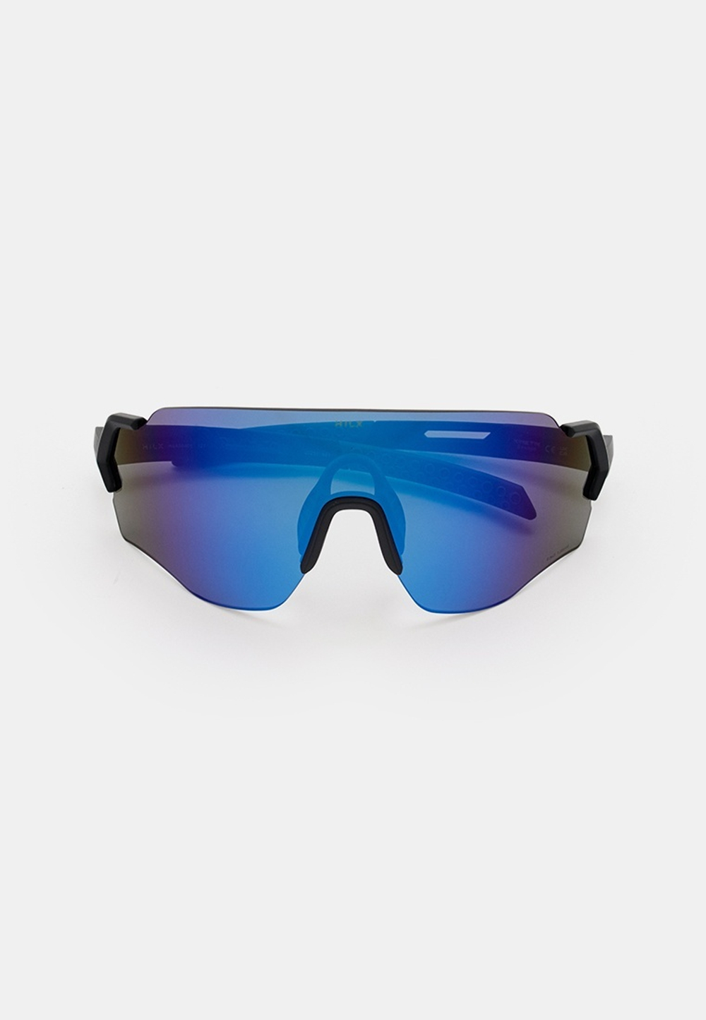 Спортивные очки с диоптриями HILX Savage (L) / Matt Black Grey / Blue Lens