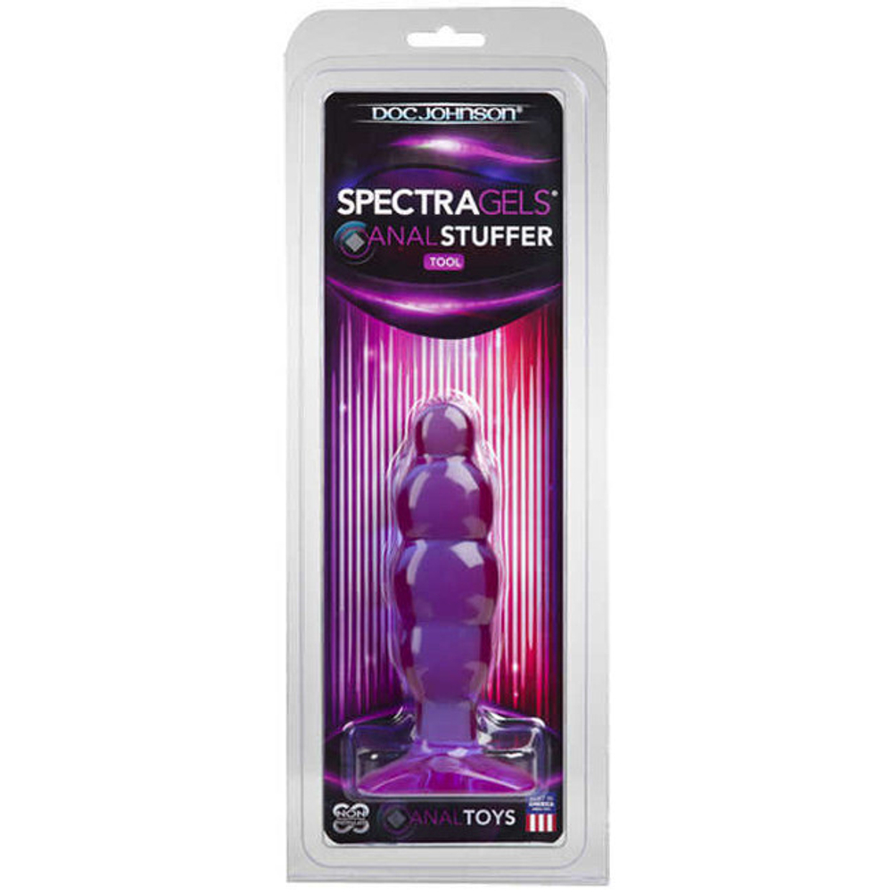 Анальный плаг SpectraGels - Purple Anal Stuffer (Цвет: фиолетовый)