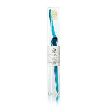Зубная щетка Acca Kappa с нейлоновой щетиной средней жесткости (цвет Ocean Blue)