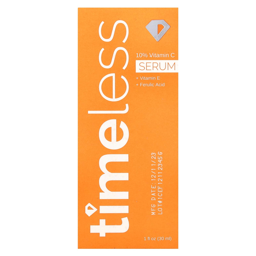 Timeless Skin Care, Сыворотка с 10% витамином C, 30 мл (1 жидк. унц.)