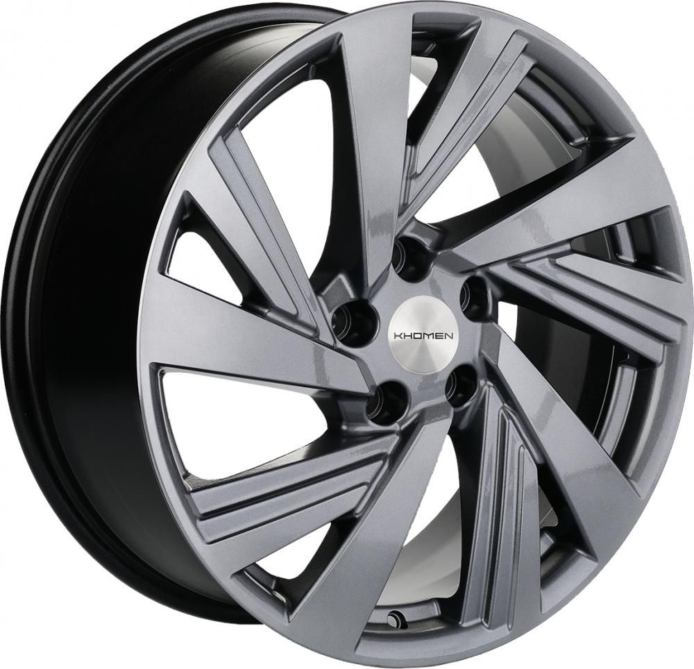 Khomen 1801 7.5x18 5x114.3 ET 45 Dia 67.1 (grey)