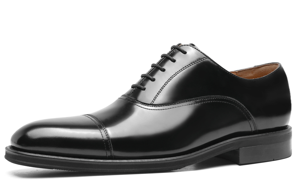 Desai Casual Leather Shoes Men"s Low top Black