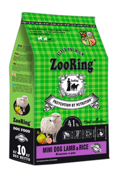 ZooRing Mini Dog Lamb&Rice Ягненок и рис 10 кг