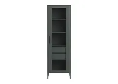 Витрина Type oak стеклянная высота 200 см R (темно-серый)
