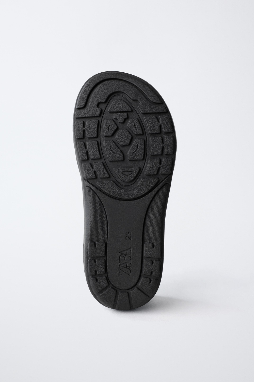 ZARA КОЖАНЫЕ ТУФЛИ BAREFOOT, ЧЕРНЫЙ