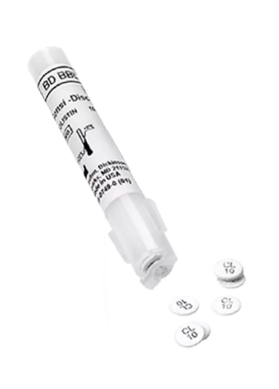 Система "Сенси-Диск" для количественного анализа in vitro чувствительности патогенных микроорганизмов к антибиотикам: Сульфаметоксазол с Триметопримом (Sulfamethoxazol with Trimethoprim 23,75/1,25 SXT), 10х50 дисков