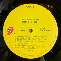 Винтажная виниловая пластинка LP he Rolling Stones Goats Head Soup (Japan 1973) (Obi) Heartbreaker
