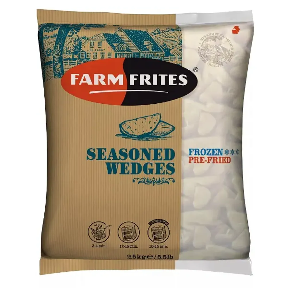 Картофельные дольки со специями FARM FRITES  5*2,5кг 1/12,5кг ----