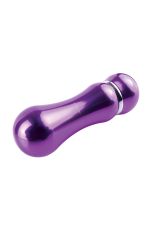 Фиолетовый алюминиевый вибратор PURPLE SMALL - 7,5 см.