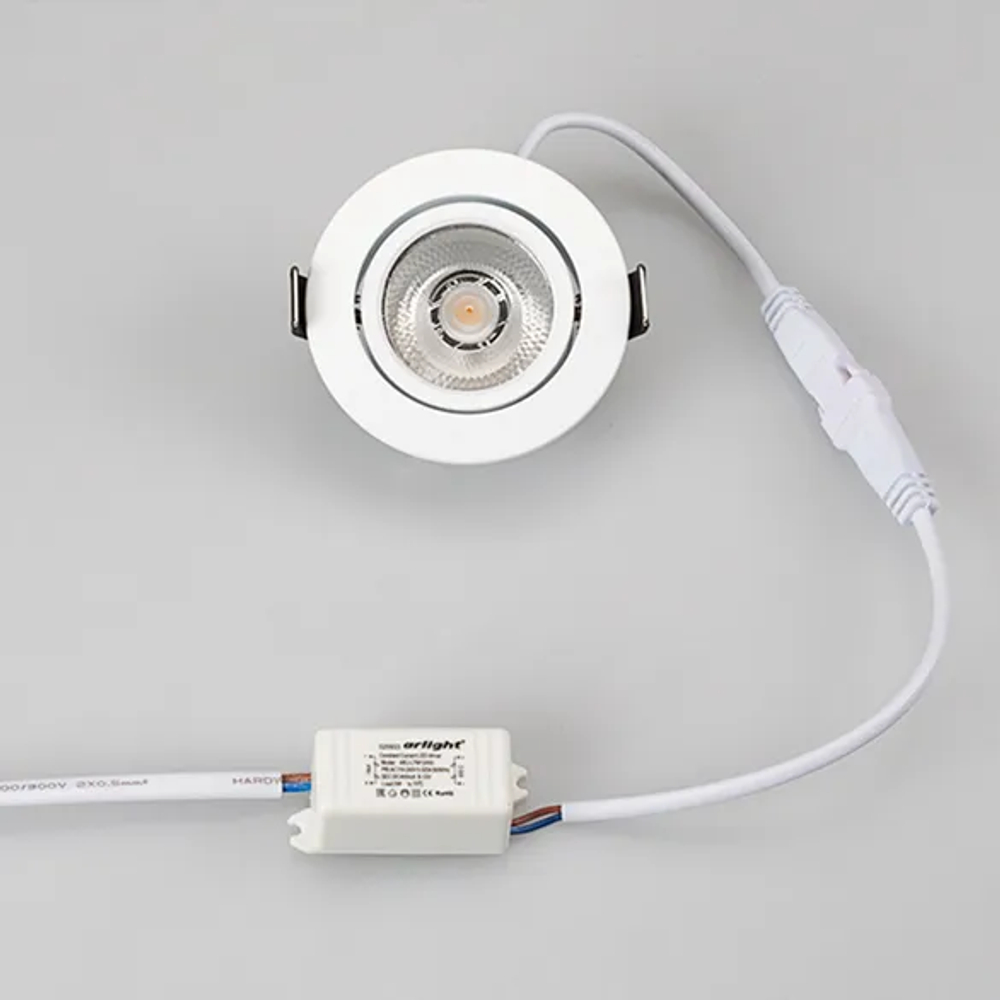 Светодиодный светильник LTM-R65WH 5W Day White 10deg (Arlight, IP40 Металл, 3 года) 020767
