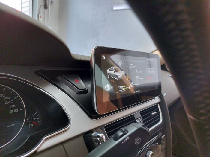 Магнитола для Audi A4 (B8), A5 (8T) 2007-2016 (без джойстика MMI) - RDL-8201 монитор 10.25" на Android 14, Быстрая, CarPlay, 4G SIM-слот