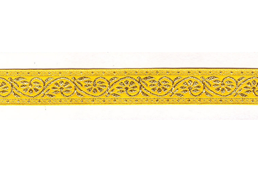 Тесьма жаккард с метанитом, с1857, рис.9821, ш. 2,2 см