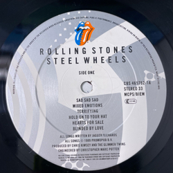 Винтажная виниловая пластинка LP Rolling Stones Steel Wheels (Англия 1989)
