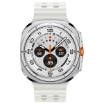 Умные часы Samsung Galaxy Watch Ultra (2025) 47mm LTE, ремешок Marine, Titanium White (Белый титан) SM-L705