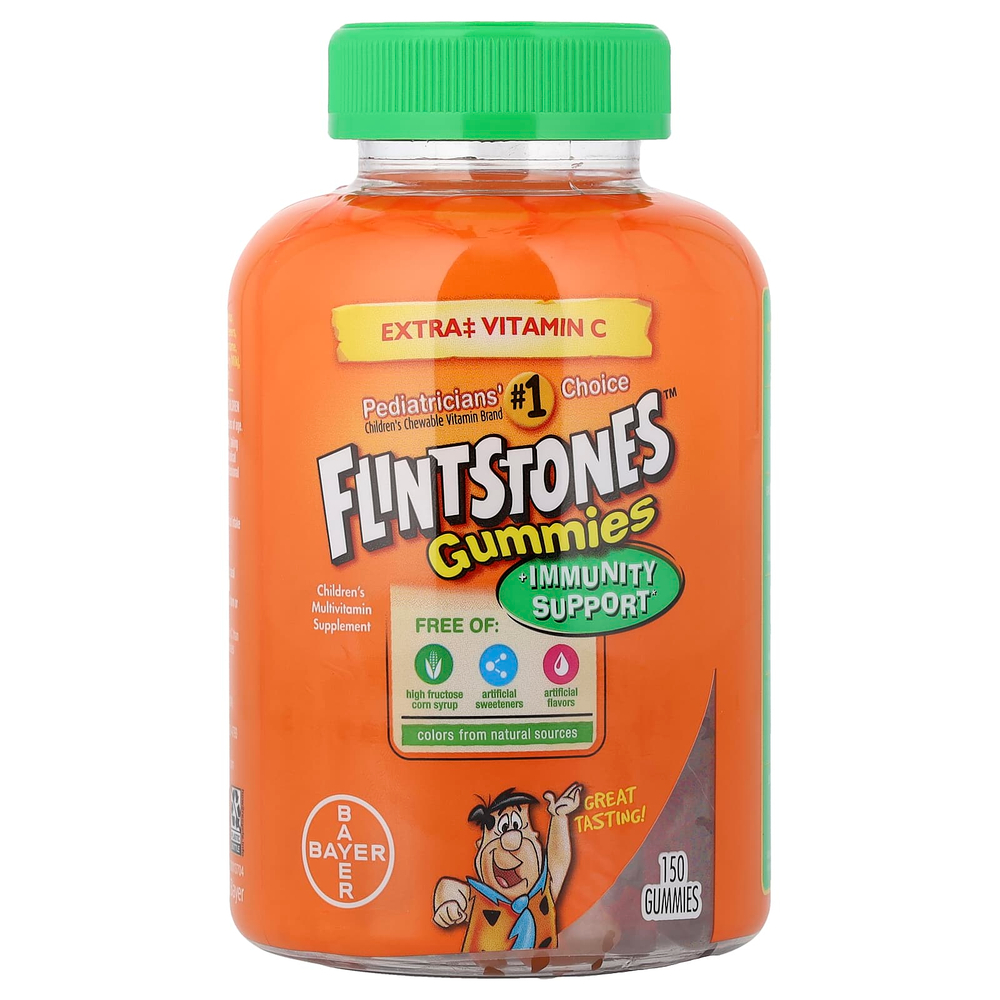 Flintstones, Gummies, мультивитаминная добавка для детей, 150 жевательных конфет