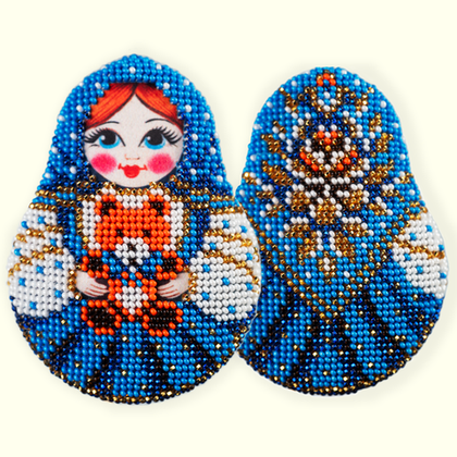  Матрешка с мишкой