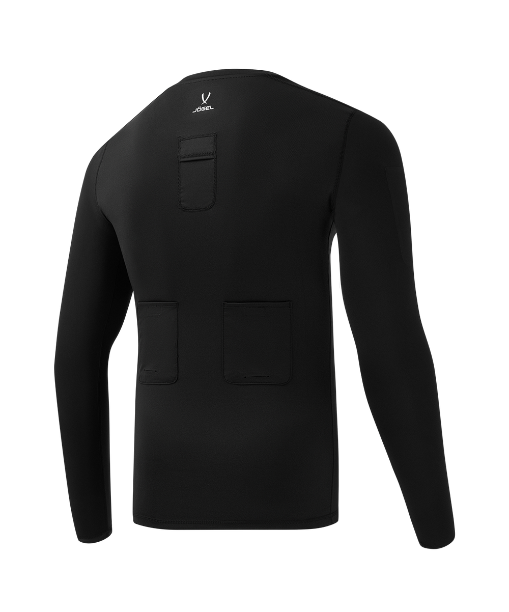 Футболка компрессионная с длинным рукавом судейская PerFormDRY Referee Baselayer Tee LS, черный
