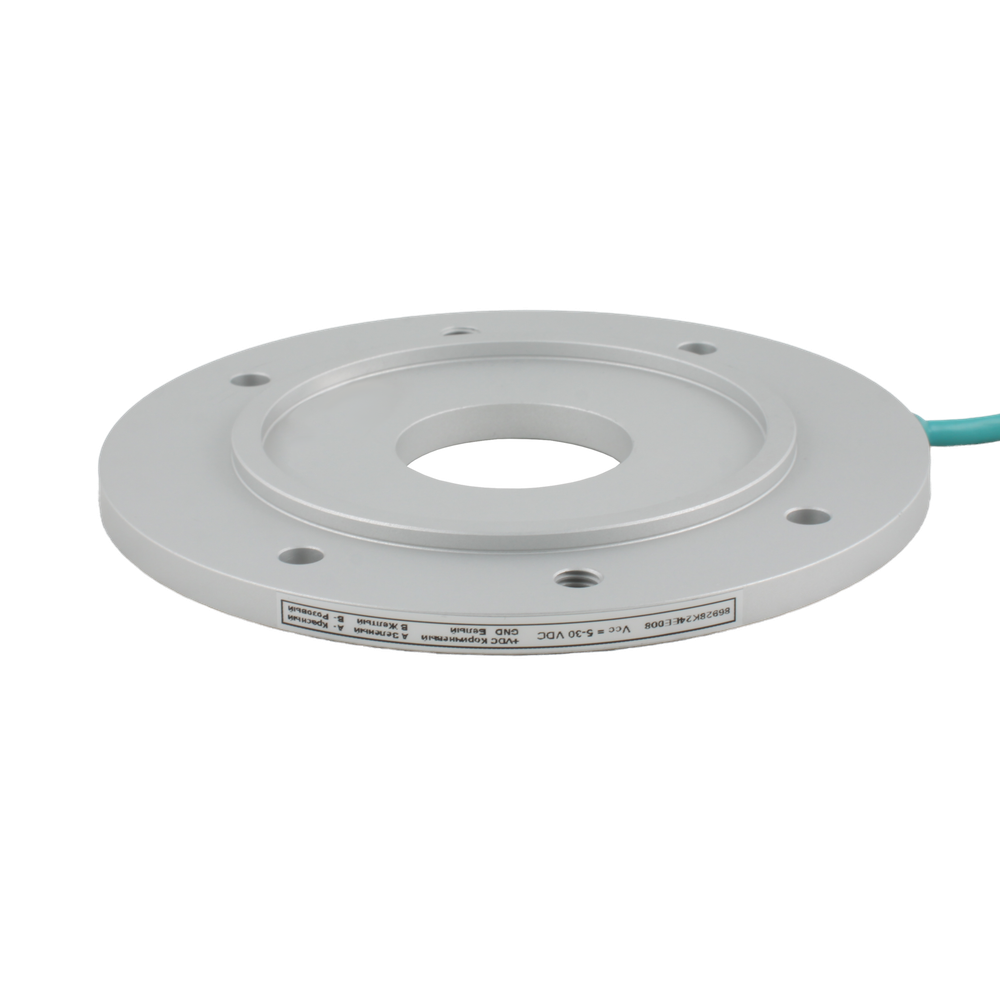 Фланцевый энкодер INNOCONT EIF 140S 24430V1024-R2-090B14 D=140, нержавеющая сталь, полый вал 24мм, 1024 имп/об, 5...30VDC, TTL/HTL, IP67, кабель 2м, фланец B14