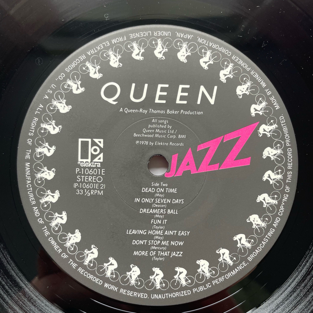 Винтажная виниловая пластинка LP Queen Jazz (Япония 1978) (Оби, Постер)