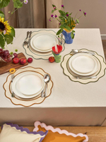 Салфетка под приборы Anemone 38 см | оливковый
