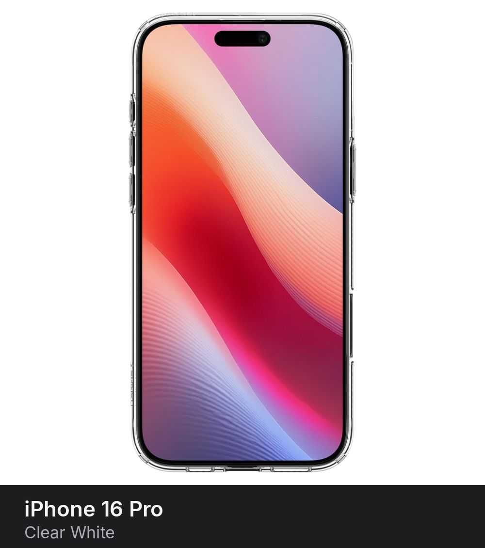 Чехол Spigen Liquid Crystal MagSafe для iPhone 16 Pro Crystal Clear