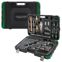 Набор инструментов в пластиковом кейсе (142+6 предметов) RockForce RF-41421-5 GOLD