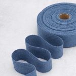 Тесьма (лента) киперная (100% х/б) 40 мм / 25 метров, 15 джинсовый, рис.9802, С3869Г17