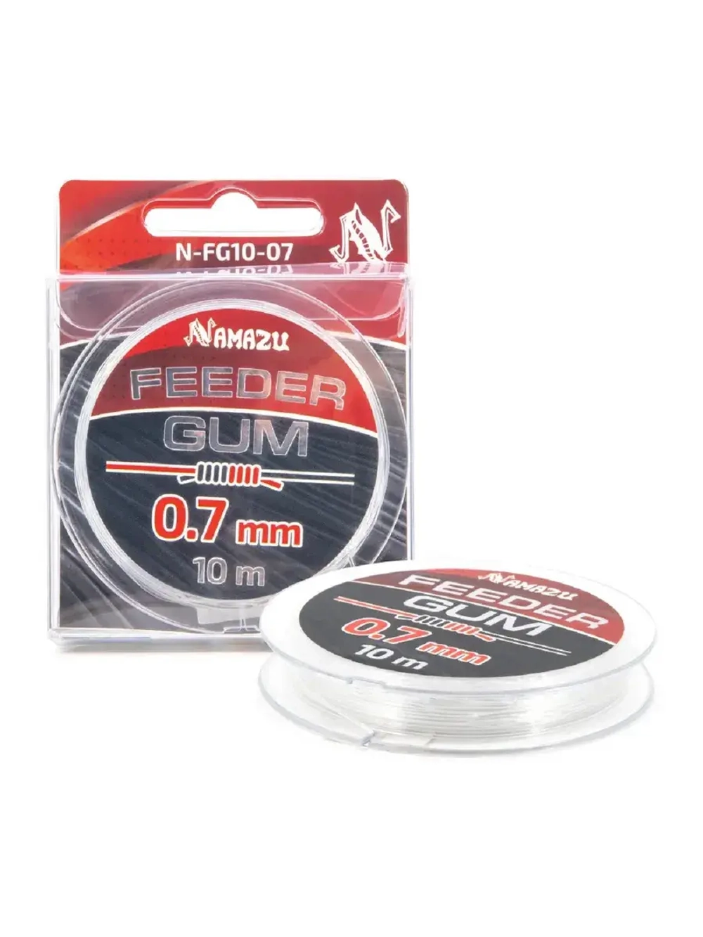 Фидергам FEEDER GUM, L-10 м прозрачный