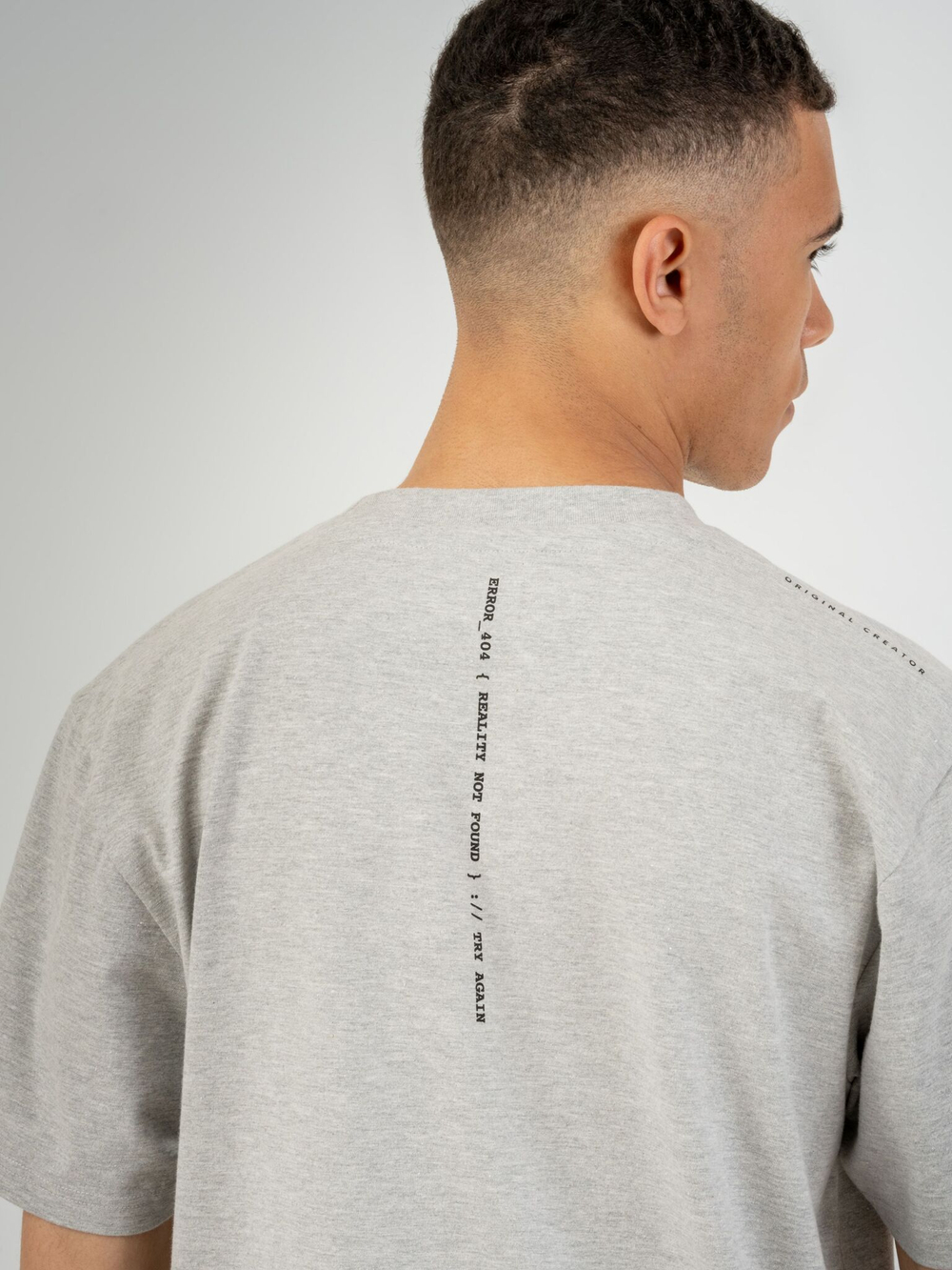Футболка мужская ORIGINAL CREATOR HTML ZIP T-SHIRT, Серый