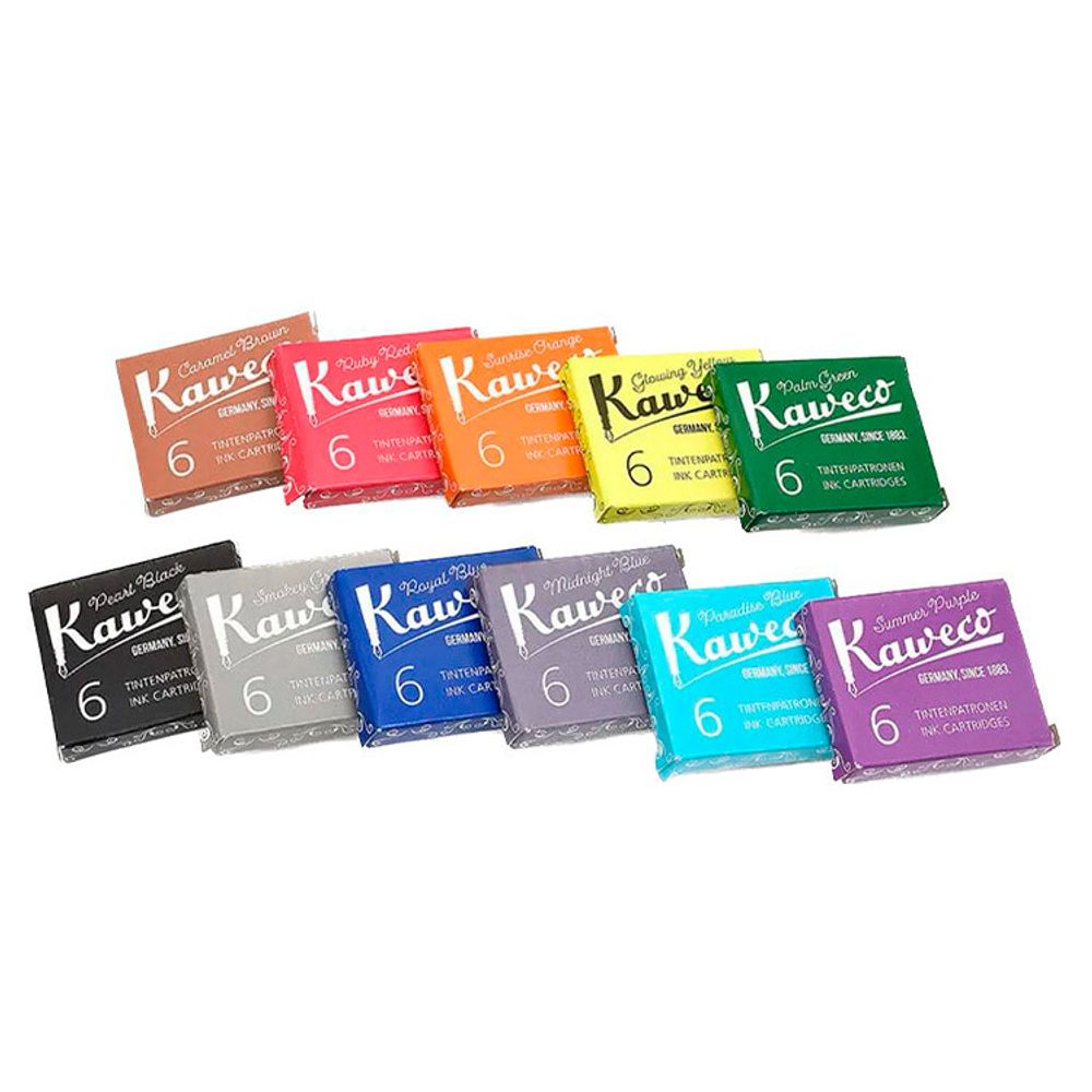 Набор картриджей Kaweco 6шт карамельно-коричневый (10000259) 1