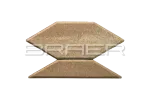 Тротуарная плитка Braer Карат, Color Mix Миндаль, 80 мм