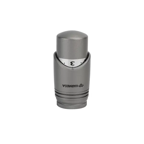 Головка термостатическая Varmega M30*1,5 серия VM112 серый 38756