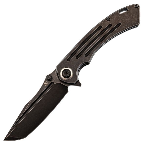 Цена наСкладной нож Kansept knives Pretatout, сталь CPM-S35VN, Black SW, титан