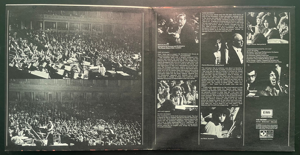 Deep Purple & The Royal Philharmonic Orchestra - Concerto For Group And Orchestra (Англия 1974г.)