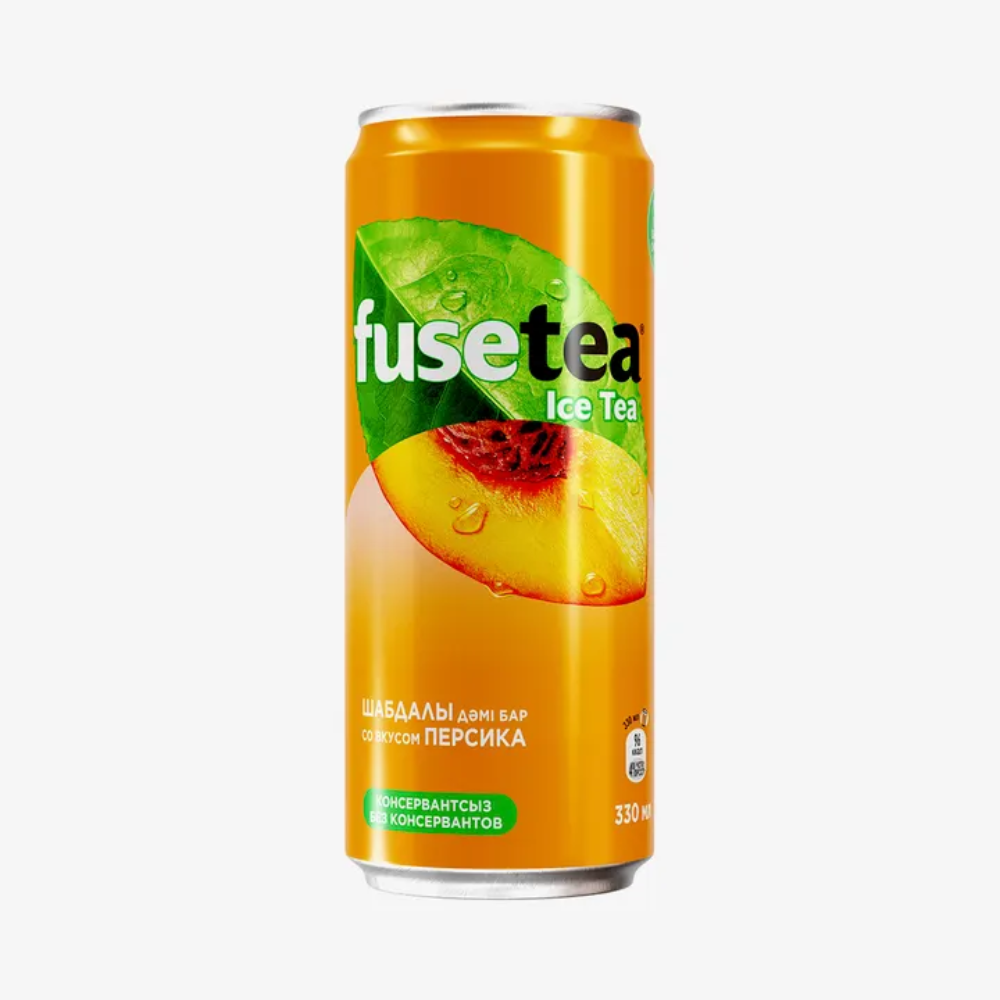 Чай холодный Fuse Tea Персик 0.45 л ж\б