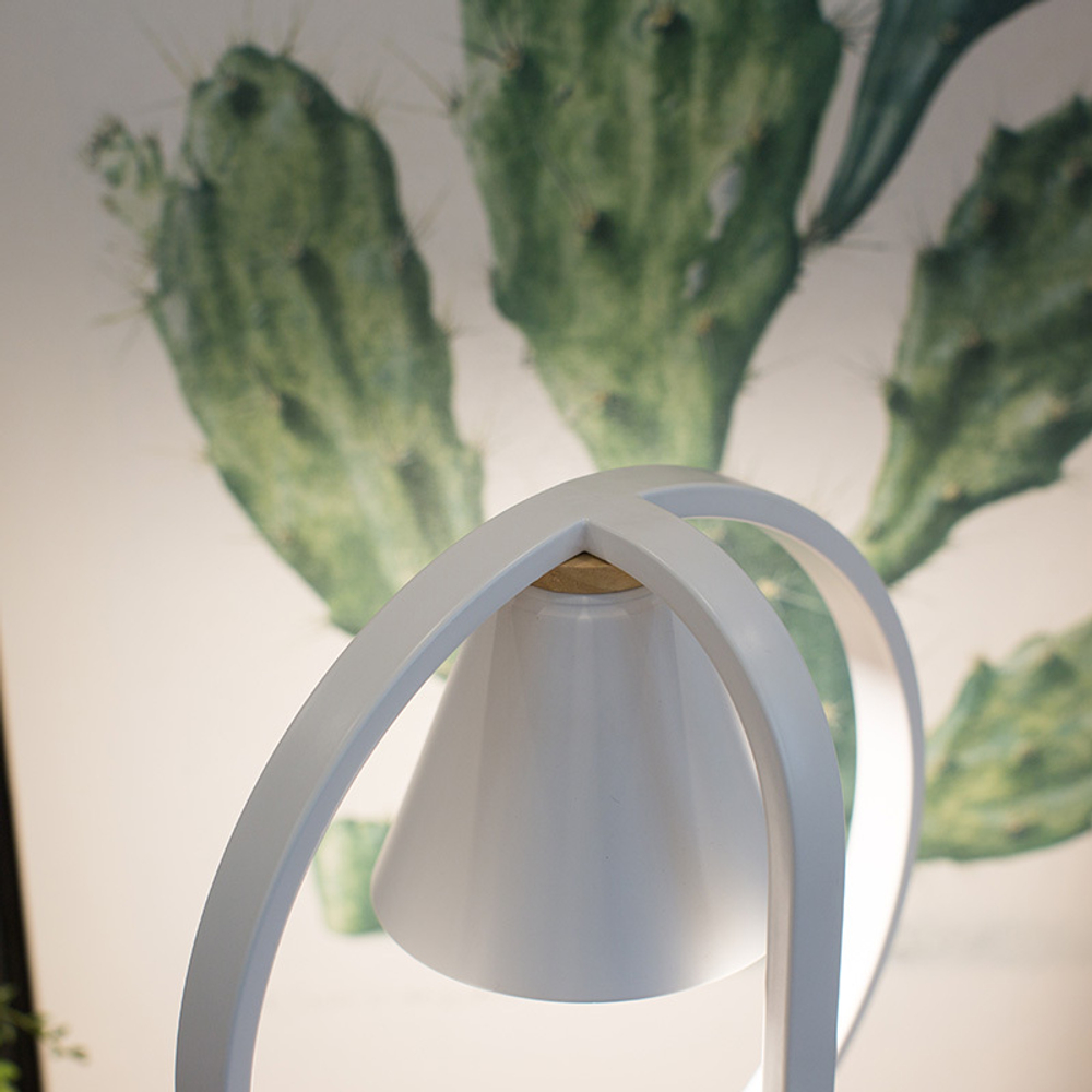 Настольная лампа Home Light Астерия MMD-LED E013-1-1xE27 белый