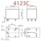 Реле электромагнитное P1CN010N (=P1CN010W1) 10VDC, FTR-P1CN010N