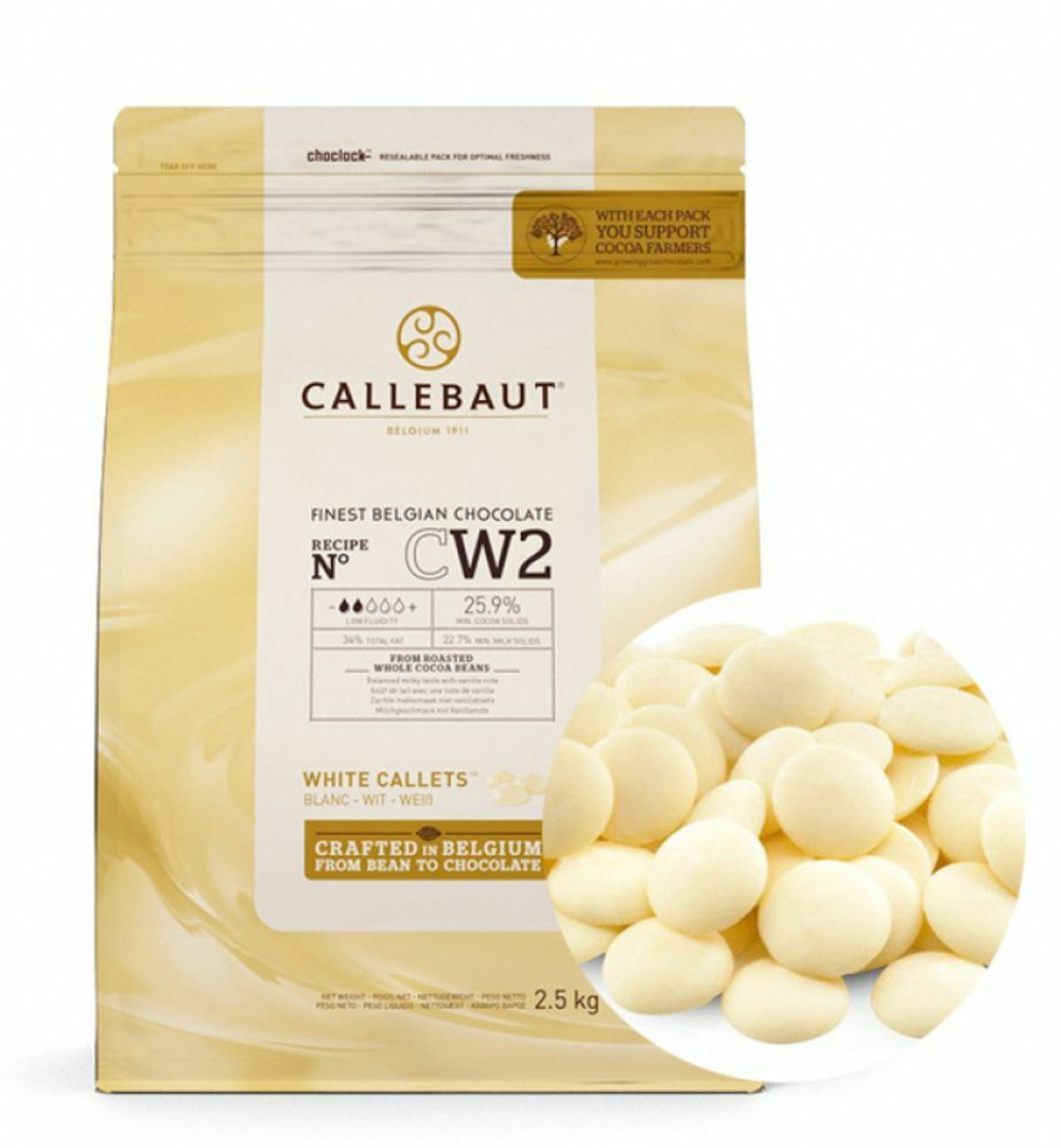 Шоколад Callebaut Белый 25.9% 2,5кг