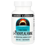 Source Naturals, L-фенилаланин, 100 таблеток