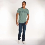 Футболка Bowery NYC "Harlem" Vintage Jersey Malachite Green