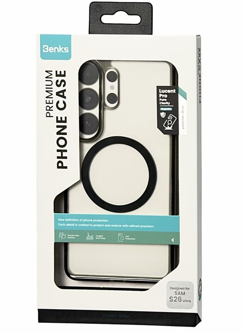 Накладка для Samsung Galaxy S26 Ultra Benks Lucent Pro Magsafe прозрачный