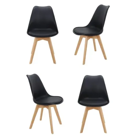 Комплект из 4-х стульев Bradex Home Eames Bon чёрный
