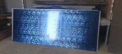 Бамбуковая панель "Мозаик" / "Mosaic" (синий) 3000х1220мм (брак)