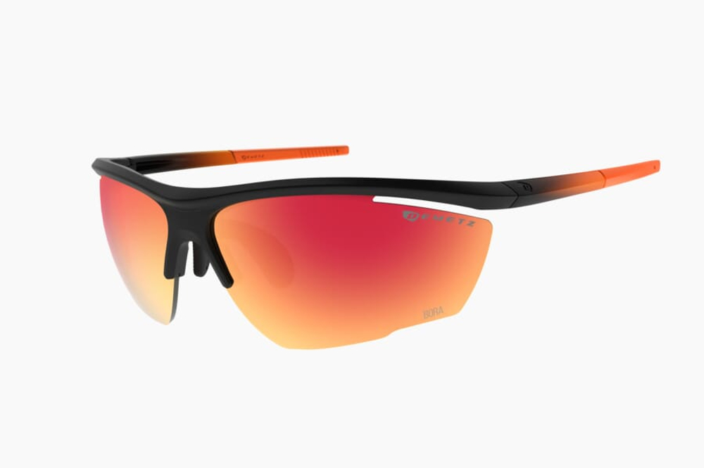 Спортивные очки Demetz Relief L / Black Orange / Purple Red